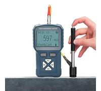 Digital Hardness Tester, Rockwell Durometer for Metal Testing, Portable Leeb Hardness Testing Equipment, 7 Hardness Units, Reliable Results with ±6% Error