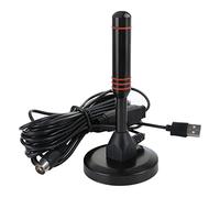 Digital HDTV Antenn, Lightweight Amplified TV Antenna with Magnetic Base, Long Range Transmission Amplified Signal, Digital TV Antenna for Indoor Outdoor Home