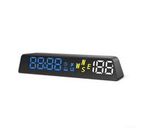 Digital Head-up Display Speedometer With MPH, Altitude, Direction, And Overspeed For Cars, Motorcycles, Diesel, And Vehicles With Automatic Brightness Control(Blue+white)