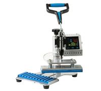 Digital Heat Press Machine for Pens, 10-Slot 360° Rotating Sublimation Tool for Custom Logo Stamping and Hot Transfer Printing on Pencils & Plastic Pens