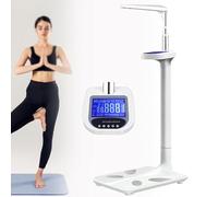 Digital Height and Weight Scale with Non-Contact Sonar Ranging and LCD Display for Office, Home, and Gym