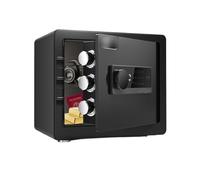 Digital Home Safe with Touch Screen Keypad and Dual Alarm System for Secure Storage