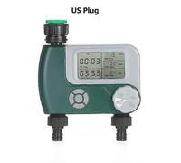 Digital hose faucet timer outdoor battery operated automatic watering sprinkler system irrigation controller with 2 outlet Set 2 us plug