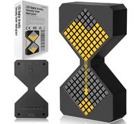 Digital Hourglass Timer for Kids, YEARBEIHAO 1-30 Minutes Sand Time Can Set Any Minute, A Sensory Toy for Relaxation, DIY Electronic Timer for Kitchen, Room Home Decor (Black)