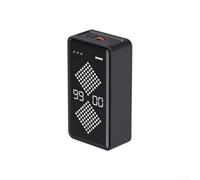 Digital Hourglass Timer with Gravity Sensor, 1 to 99 Min LED Kitchen Timer, Magnetic Flip to Pause, Visual Countdown for Cooking Study Office(Black)