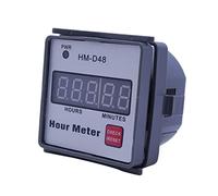 Digital Hourmeter AC 220V HM-D48 0-999.99h Timer Hour Meter Gauge For Generator Farm Tractor Motor Hour Meter Gauge Waterproof For Motor Equipment Generator Farm