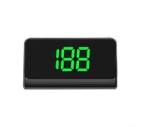 Digital HUD Head Up Display GPS Navigation Speedometer Odometer Dashboard Projector, With Green LED Screen For Cars Trucks Buses Most Vehicle Speed Monitor