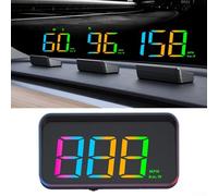 Digital Hud Vehicles Head-up - with Gps Speedometer for Windshield Mount Display Body Mm with 90x45 -and-play Usb Powered Compatible Abspc All Car Including Cars Trucks Bikes