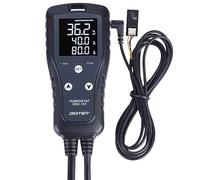 Digital Humidity Controller Pre-Wired Humidistat Outlet Humidifier Dehumidifier for Mushroom Greenhouse Reptile Fermentation Homebrewing