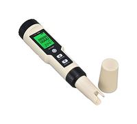 Digital Hydrogen Meter, High Accuracy Pen Type H2 Meter Water Quality Tester with ATC, LCD PH TDS Salt PPM Temp Tester Meter for Drinking Water Hydroponics Aquariums Swimming Pool