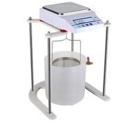 Digital Hydrostatic Balance Scale 0.01g - Electronic Density Meter for Solids with Electromagnetic Force Sensor, Lab Specific Gr-avity Balance 7.4V Rechargeable Battery 5000g