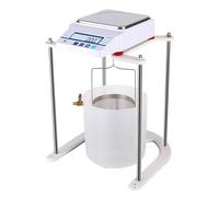 Digital Hydrostatic Scale, Electronic Balance with Bracket and Suspended Basket, 2kg-15kg Range, Data Output, 0.1g Graduation for Solid Density Testing