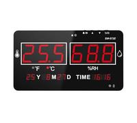 Digital Hygrometer and Thermometers with Time Display High Accuracy Easy Use for Indoor Environment Control Electronic Thermometers