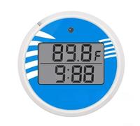 Digital Ice Bath Thermometer with Timer, Floating Waterproof IPX7 Gauge for Cold Plunge, Dual Mode -20°C to 70°C, HD Display, White, LR44 Battery Included