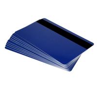Digital ID Royal Blue 760 Micron Plastic Cards With Hi-Co Magnetic Str