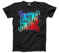 Digital ID Tshirt - 1984 was Not Supposed to Be an Instruction Manual CCTV T-Shirt We Will Not Comply UK Government Labour Starmer Tee Non Conform Orwell - 3XL Black