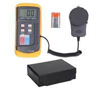 Digital Illuminance Light Meter LCD Display 0.1-200000LX Illuminometer with Storage Box for Library
