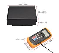 Digital Illuminance Light Meter Manual Range 200 to 200,000 Lux LCD Photometer Portable Handheld Luxmeter with Peak Measurement Light Intensity Tester for Industrial Lab Plants