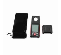 Digital Illuminance Meter LCD Display with Backlight Support Data Hold Lux Meter for Measuring Light Temperature Humidity Black ABS HT603