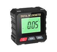 Digital Inclinometer - 6.5x6.5x3cm | 4-Side Measuring Tool With Backlight | Digital Level Box Angle Finder | Compact Inclinometer For Precise Angle Measurement | Horizontal,