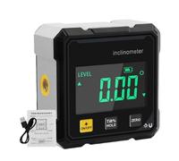 Digital Inclinometer - Angle Finder, Electronic Level | Four Sides Accurate Tilt Measuring Tool, Portable Protractor Meter for Auto Machinery Table