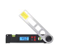 Digital Inclinometer Angle Gauge 0-225° with Backlit LCD Display, Dual Level Bubbles & Aluminum Alloy Construction for DIY and Professional Use