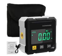 Digital Inclinometer Angle Gauge | Digital Degree Angle Finder | Level Measuring Tool for Saw | Miter Stud Compass Level | Car Machinery Table Leveler | Construction Angles Measurement Tool
