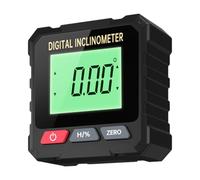 Digital Inclinometer Angle Gauge Meter, 360° Electronic Level with Backlit Display, Dual Mode Angle Slope Measurement for Machinery, 2.56x2.56x1.18 Inch