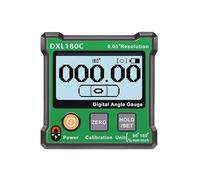 Digital Inclinometer Box Electronic Angle Gauge Without Magnetic 180° Level Ruler Slope DXL180C(DXL180C)