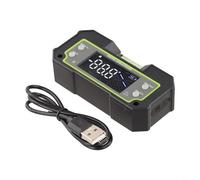 Digital Inclinometer, Dual Angle Meter, Type-C Rechargeable Protractor with Strong Magnet, Large LCD Backlight Display, Data Retention Function, (DC170W)