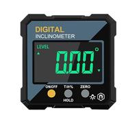 Digital Inclinometer - Electronic Magnetic Angle Gauge | Digital Level with 4x90° Measuring Range, Magnetic Base, Accurate Tool for Woodworking, Welding, Surveying, Electrician