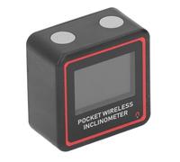 Digital Inclinometer Pocket Level, VA Display, V Groove Magnet, Rechargeable, IP54, for Construction, Woodworking, Machinery