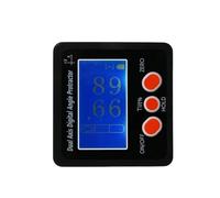 Digital Inclinometer Protractor Angle Finder Dual Axis Electronic Protractor Angle Gaube Bevel Box(with Light and IP65)