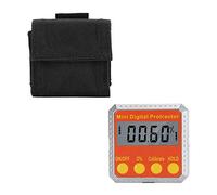 Digital Inclinometer Protractor, Electronic Box, 360 Degree Angle Finder with Absolute Relative Measurement Modes, Aluminum Alloy Structure for BLV