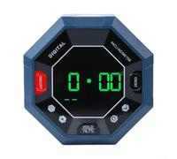Digital Inclinometer With Magnetic Base And Green Backlight Display For High Precision Angle Measurement In Construction And Mechanical Work(Red)