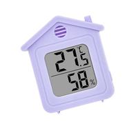 Digital Indoor Climate Monitor Hygrometer Featuring Shockproof Construction Wide Application in Schools Commercial Bathroom Kitchen Humidity Monitor