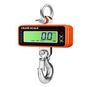 Digital Industrial Scale Bluetooth Wireless Remote Control LED Large Screen Display High Precision Industrial Hanging Scale Multiple Functions(500kg orange with L)