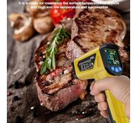 Digital Infrared Thermometer 800C with Probe, Measures Temperatures from 50 to 800 Degrees Celsius, Perfect for Kitchen and Automotive Applications