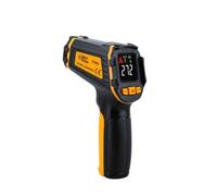 Digital Infrared Thermometer, Non-Contact Temperature Gun with LCD Display, Black and Yellow, Professional Grade