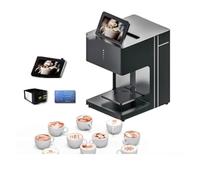 Digital Inkjet Photo Printer with WiFi, Touch Screen, and Camera for DIY Cake and Coffee Latte Art