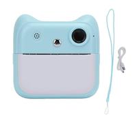 Digital Instant Print Camera Instant Camera Toy 48MP 2.4in Screen Thermal Printing 800mAh Battery Clear Image Digital Zoom for Students (Blue)