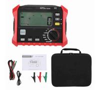 Digital Insulation Resistance Tester and RCD Loop Tester - Full Auto Range - AC Phase Voltage 0V to 440V - Frequency 45Hz to 65Hz - Tripping Current and Time Measurement Instrument