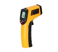 Digital IR Thermometer GM320 Handheld Pyrometer -58 to 752°F for instant Read Temp Gauge for Kitchen Use Yellow