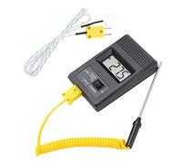 Digital K Type Thermocouple Thermometer with Temperature Probe, Industrial Grade LCD Display, for Gas and Liquid Measurement