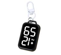 Digital Keychain Watch,Accurate Touch Screen Timepiece,Exam Mode Silent Digital Clock | for Teens Teachers Library Enthusiasts Commuting Meetings Hiking Reading