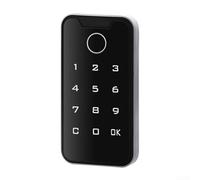 Digital Keyless Cabinet Lock, Pack, Intelligent Password Locker Lock for Storage Drawer, Card and Code Entry, Dual Mode Switching, Anti-Peep Security, Office Gym Home Use(D)