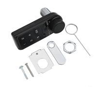 Digital Keypad Code Security Lock Touch Electronic Cabinet Deadbolt Lock ABS Material for Home Business Hotel Factory Gym Indoor Outdoor Use Customizable 4-15 Digit Password(30mm)