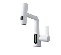 Digital Kitchen Faucet Pull Down Sprayer High Arc Sink Tap Cold & Hot Water Mixer Cascade Stream Sink Faucet Modern Kitchen Sink Mixer Easy Install Grifo de Cocina
