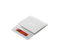 Digital Kitchen Scale 0.1g / 3kg Precision Sensors Food Scale Electronic Coffee Scale With Timer Include Waterproof Protecti Pad Simple To Use(LCD WHITE)