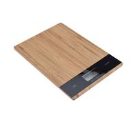 Digital Kitchen Scale 15 X 20 CM Bamboo Lcd-Display To 5 KG/1g Baking Scales
